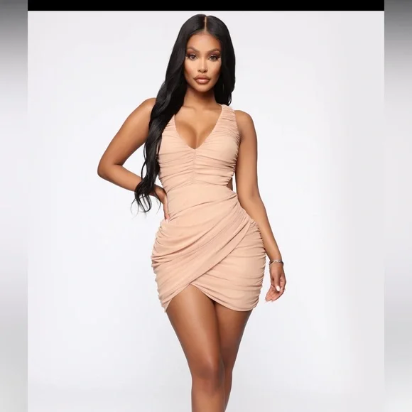 fashion nova gender reveal dress Mustard Yellow Crochet Halter & Skirt Set medium main image 0